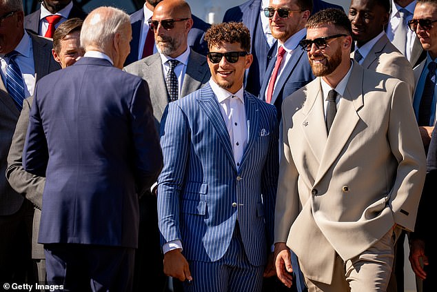 All of the Kansas City Chiefs – including Patrick Mahomes and Travis Kelce – attended the event