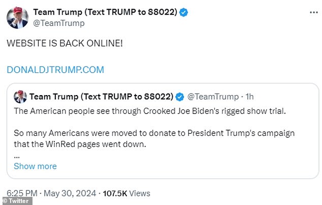 1717214493 875 The astonishing amount Team Trump has raised in the 24