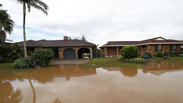 Flooding in West Ballina on March 4, 2022. Photo: NewsWire / Danielle Smith.