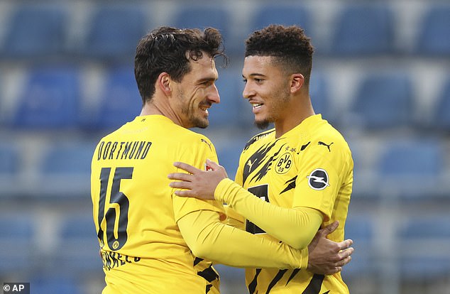 Jadon Sancho (right) and Mats Hummels (left) are two Dortmund stars left out of this summer's European Championship squad