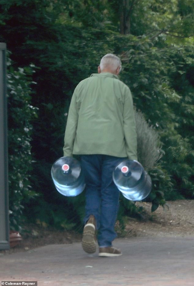 Former 'Sexiest Man Alive' Mark Harmon, known for his iconic portrayal of Leroy Jethro Gibbs on NCIS, has been caught on camera lifting heavy and doing household chores outside his Los Angeles home