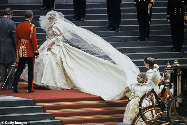 The event that became known as 'The Wedding of the Century' was shown on television around the world