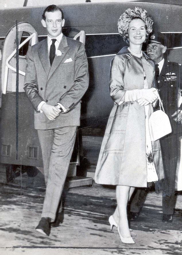 The Duke and Duchess of Kent are seen traveling to Birkhall shortly after their wedding in 1961