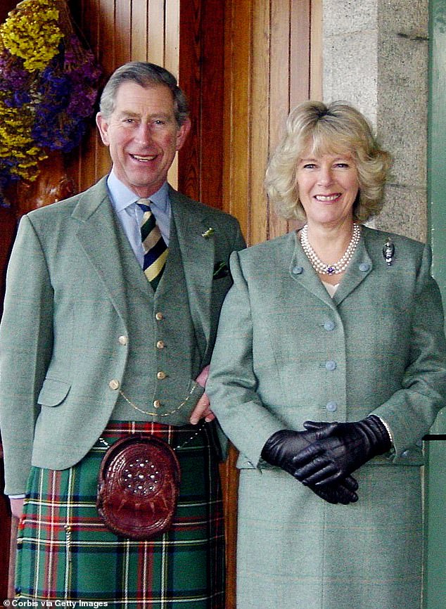 Charles and Camilla in Birkhall in February 2005, two months before their wedding