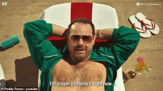 The actor, 46, pulled pints and spat his now iconic cockney rhyming slang in a hysterical new Paddy Power commercial ahead of the 2024 European Championships in Germany