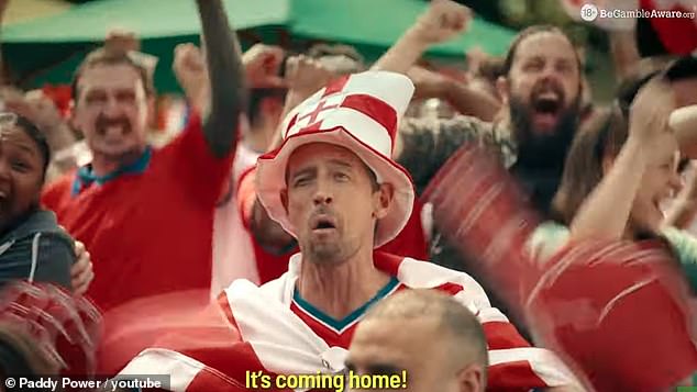 He was joined in the commercial by former England player Peter Crouch, 43