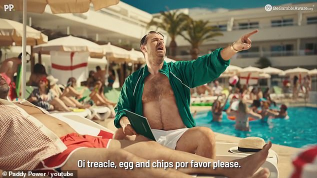 Danny himself skipped the traditional food and ordered egg and chips as he sat by a Spanish pool before asking the camera: 