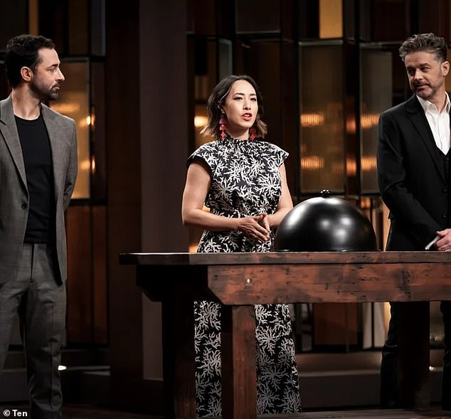 Her new TV venture comes after she was dropped from MasterChef Australia last year, leaving fans devastated (she is pictured on the show with Andy Allen and the late Jock Zonfrillo)