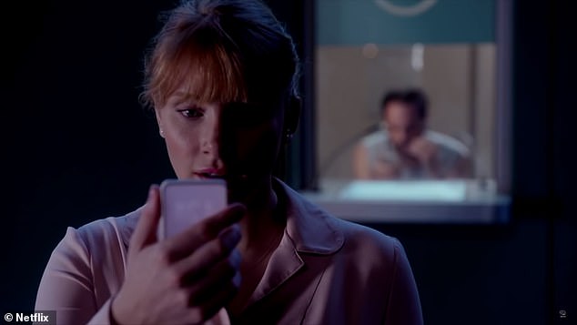 The 2016 Black Mirror episode (pictured) followed a similar theme, with people also being followed by social media and their online assessments of others would influence their daily lives.