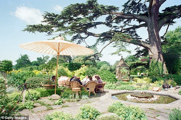 Prince Charles is interviewed by members of the Welsh press in Highgrove ahead of the 25th anniversary of his investiture, 1994