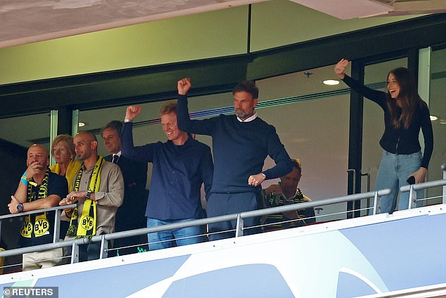 1717266589 671 Jurgen Klopp joins the famous faces at Wembley for the