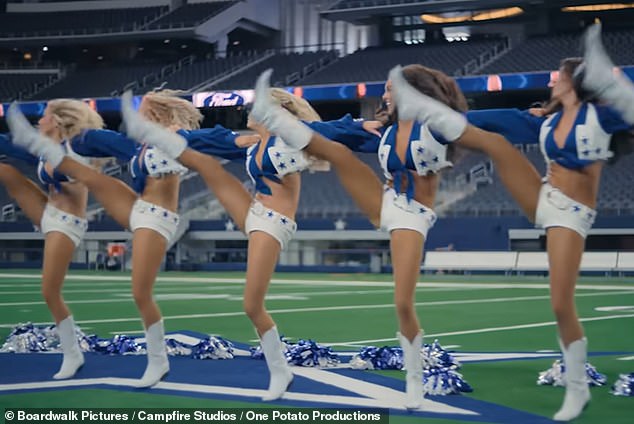 On the field, the cheerleaders often deal with a painful amount of injuries