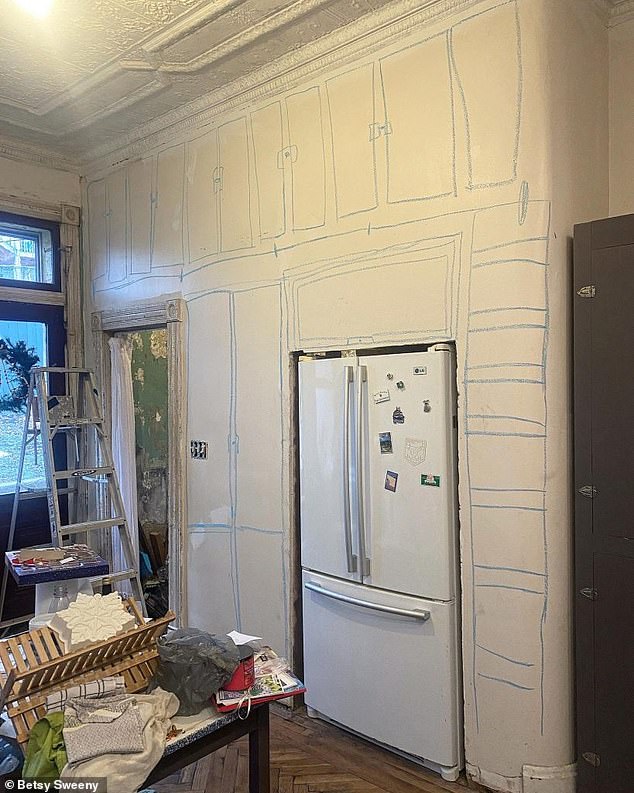 The 31-year-old used an additional loan to renovate the kitchen, painstakingly sifting through wallpaper samples and repairing the tin ceiling