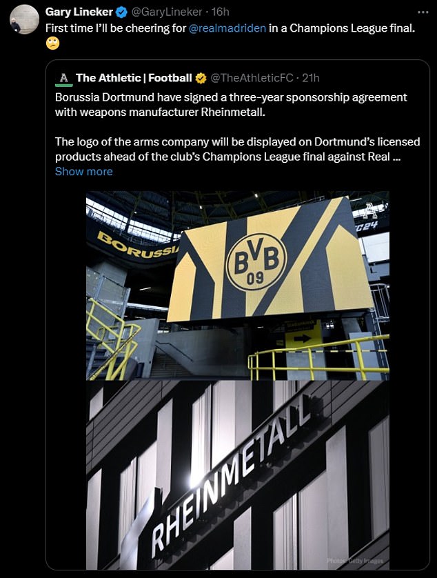 1717274393 343 Borussia Dortmund supporters protest the clubs new sponsorship deal with