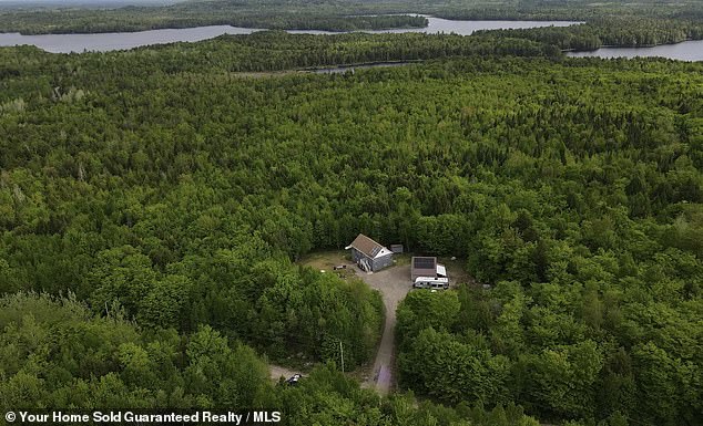 From above, the sheer insulation of the off-grid property can really be appreciated