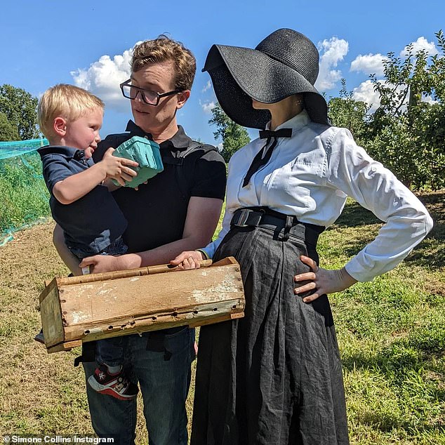 Malcolm said he and fellow influencer wife Simone, 36, watched the feral cats respond to unruly cubs with a quick swipe of the paw.  They tried this with their own children and found it very effective, he explained