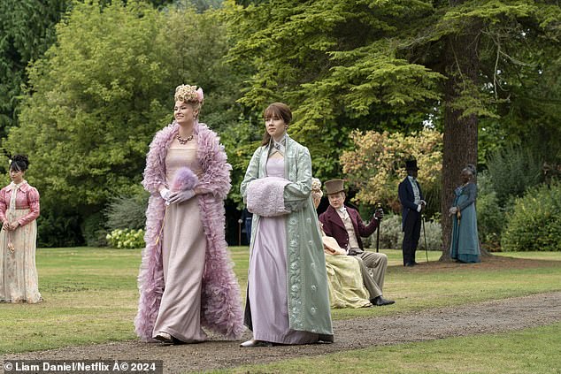 The recently released series three of the show saw Eloise develop a close bond with Cressida, with many viewers hoping it would develop into something more - coming up with the ship name 'Creloise' for the couple (pictured in the show)