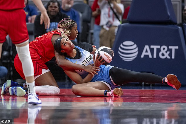 It was a tough matchup between the Chicago Sky and Indiana Fever in Indianapolis