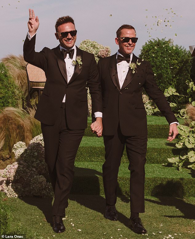 The BBC Radio 2 presenter, 51, who has been in a relationship with producer Sam, 35, since 2017, got married in a beautiful Mediterranean villa in Barcelona on Saturday