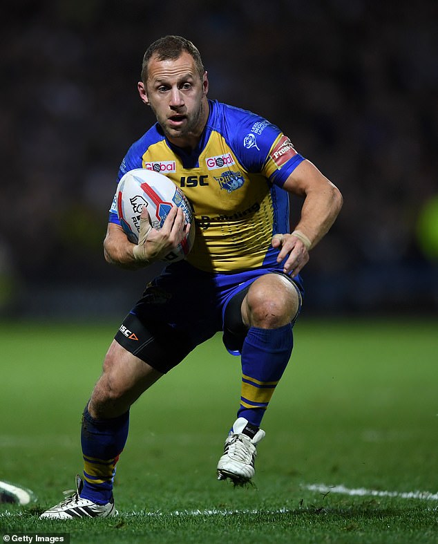 Burrow during the Betfred Super League semi-final between Leeds Rhinos and Hull FC at Headingley on 29 September 2017