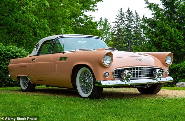 Oops: Buying a pink 1957 Ford Thunderbird, which cost about $12,000, was Quatro's biggest money blooper