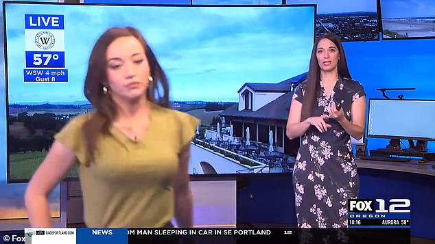 Until someone in the newsroom casually walks in front of the camera and disrupts the segment