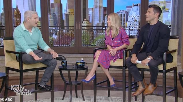 Andy gushed LIVE with Kelly and Mark last Thursday: 'It's absolutely crazy!  This month we start a festive summer.  There's a party next week, and a lot of things are happening on the air that you'll hear about soon.  It's really exciting!'