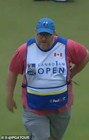 Random fan becomes caddy