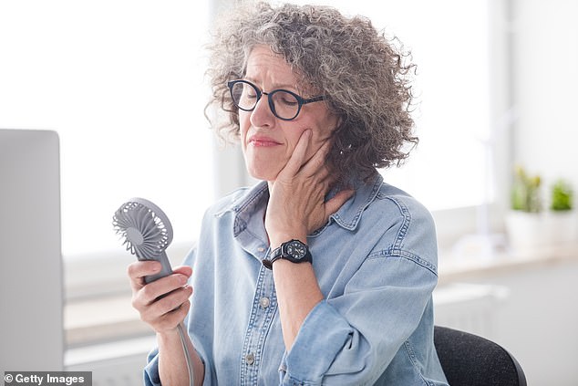 Experts have found that those who experience the uncomfortable side effects have a threefold risk of non-alcoholic fatty liver disease compared to those with mild symptoms (stock photo)