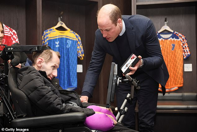 Prince William met Burrow in January to congratulate him on his ALS awareness work