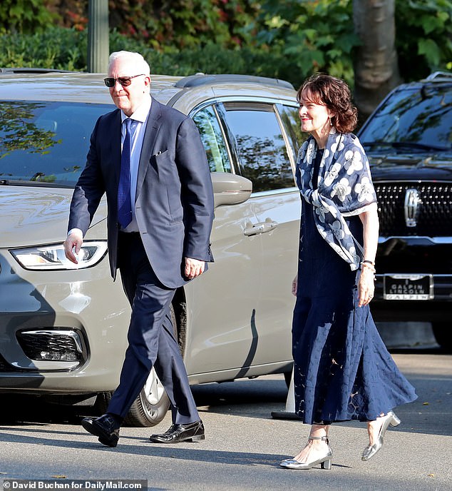 Two more guests arrive at Rupert Murdoch's California home