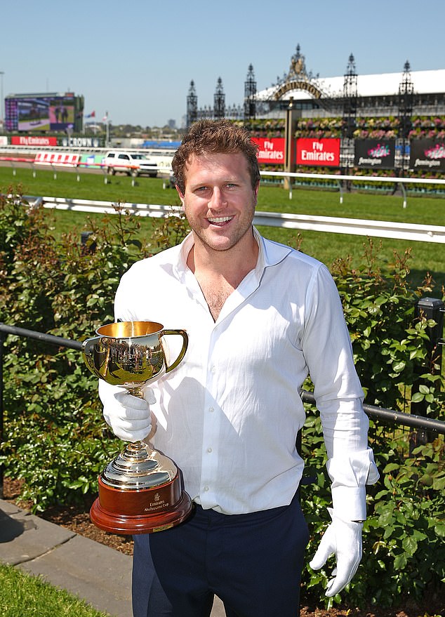 Grace's new romance comes just months after her rumored affair with Hawthorn premiership star turned racing pundit Campbell Brown (pictured)