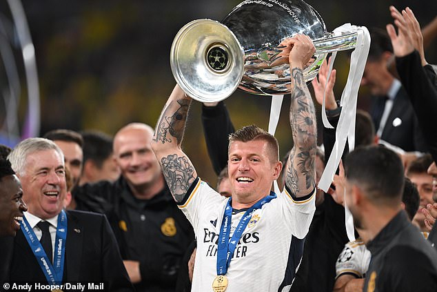 Toni Kroos ended club football in style as he won the European Cup for the sixth time