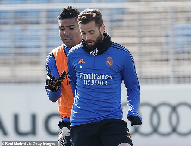 Casemiro (left) and Nacho (right) are said to have been in discussions with the attacker about a reunion