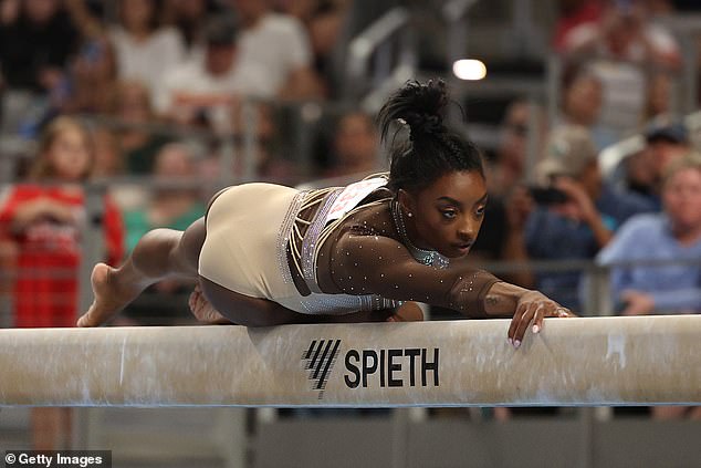 Biles is a four-time Olympic gold medalist.  In 2016, she crashed onto the world stage in Rio