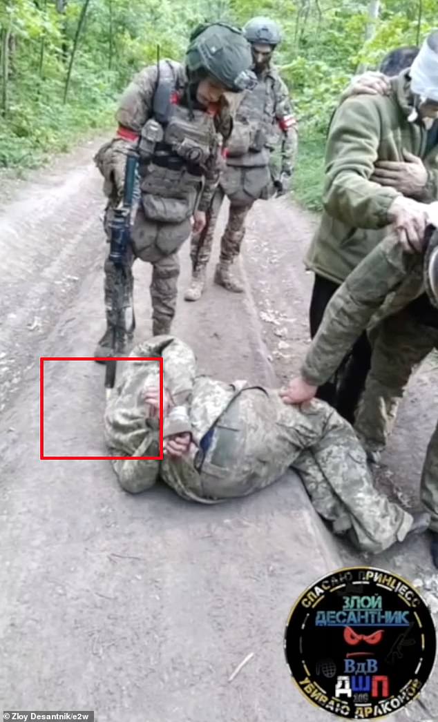 A gruesome video showing shameless torturers abusing helpless Ukrainian soldiers was posted on a pro-war Z channel on Telegram