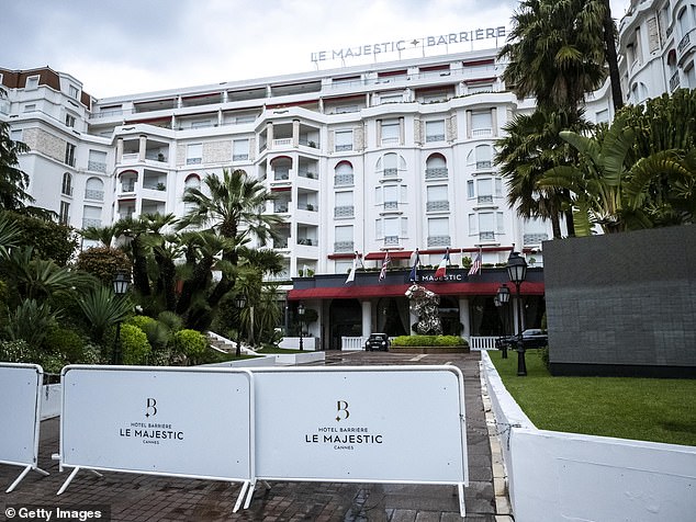 The incident is said to have taken place outside the Majestic Barrière hotel in Cannes