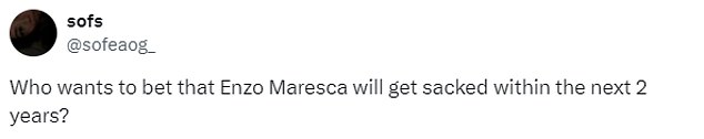 1717431954 740 Chelsea fans joke new boss Enzo Maresca will be gone