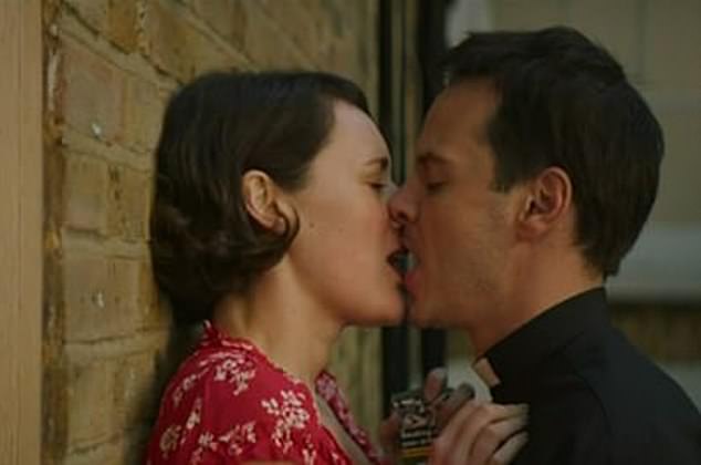 The Fleabag star also talked about how actors sometimes have to re-record the audio of scenes months later if a sound has interrupted the original sound - and the added awkwardness when those scenes were racy (pictured with Phoebe Waller-Bridge in Fleabag)