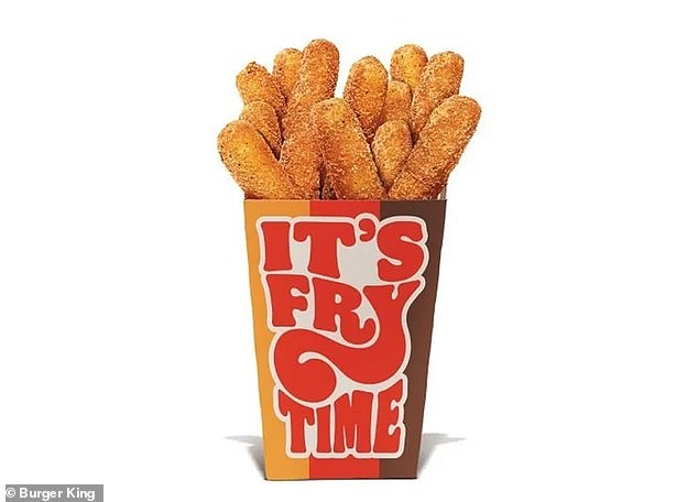 The Mozzarella Fries are a permanent menu item available at all Burger King locations in the US.  It replaced the restaurant chain's mozzarella sticks