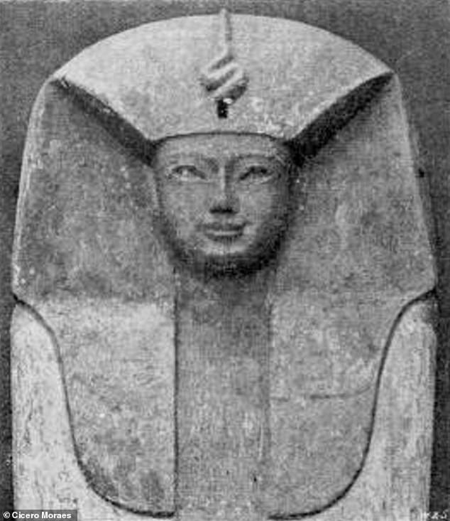 Gaston Maspero, a French Egyptologist, discovered the brave pharaoh among hundreds of coffins and mummies.  Maspero determined that Tao was tall and slim, with a small and elongated head, black, fine and curly hair - based on the hair left on the mummified body