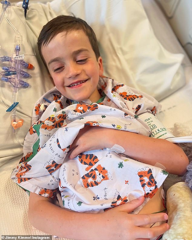 Billy underwent his third open heart surgery last month, and Dr.  Vaughn A. Starnes performed them all at Children's Hospital Los Angeles.