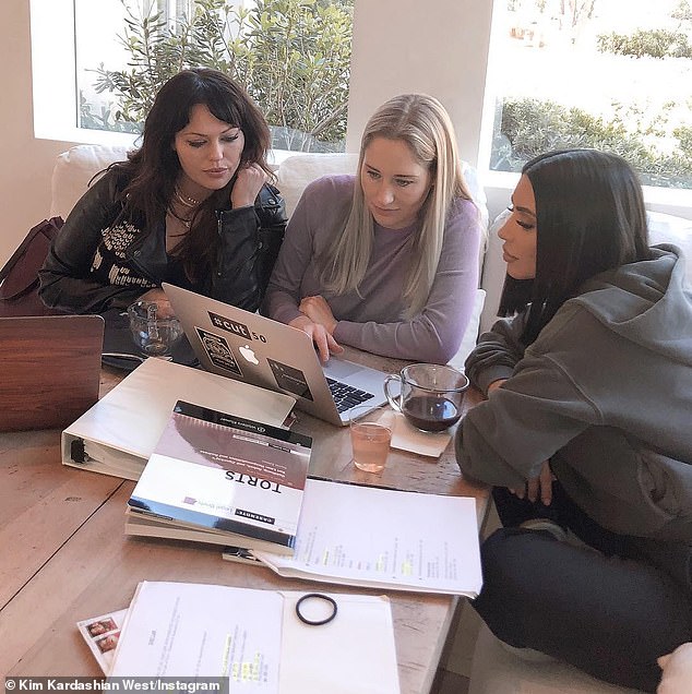 Kim studied law 18 hours a week under the guidance of Van Jones, Jessica Jackson (L, photo in 2019) and Erin Haney (M) and dreamed of starting her own law firm and abolishing the death penalty