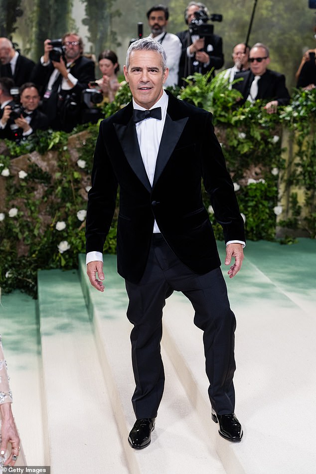 Cohen pictured at last month's Met Gala in New York, following multiple lawsuits