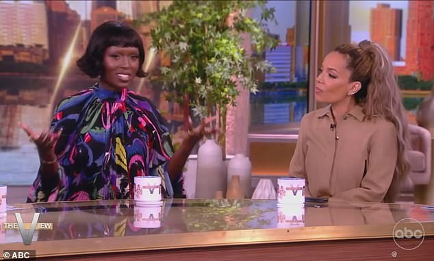 The View host Sunny Hostin asked Jodie how she dealt with the very public breakup