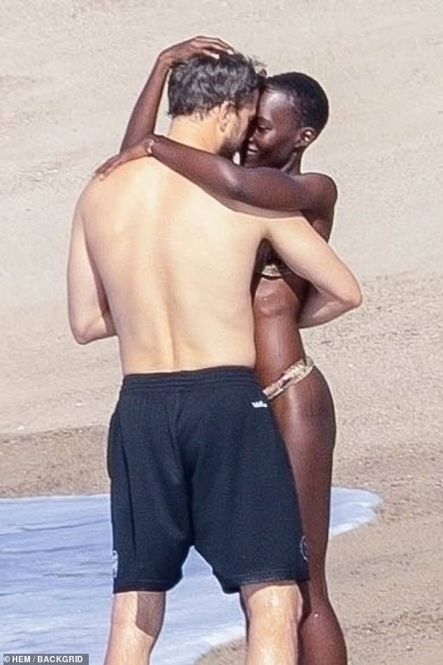 Joshua has since moved on with actress Lupita Nyong'o and the couple are pictured here on holiday in March 2024