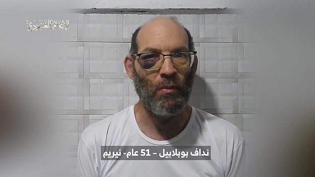 Popplewell, a British-Israeli, appears in a Hamas terror video.  Hamas confirmed he was dead just hours after the 11-second clip was released