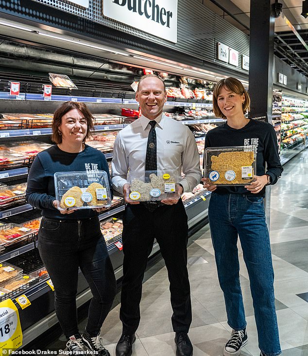 Mr Drake (centre) has criticized alleged shoplifters, telling the Today Show on Wednesday morning that if people can afford 'tattoos and Foxtel' they can afford food.