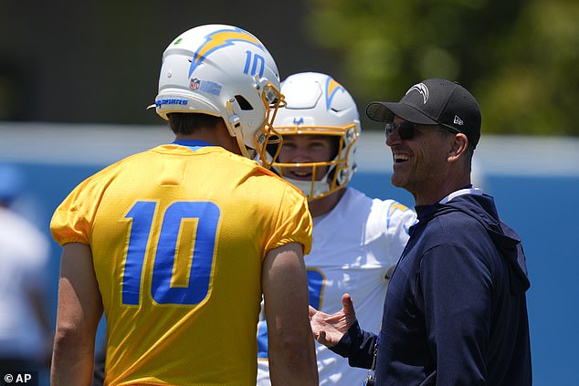 The Chargers quarterback is expected to score well in Jim Harbaugh's offense