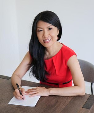 Life coach Annie Lin (pictured) told DailyMail.com that accepting 'negative' thoughts and combating them with logic is the key to combating imposter syndrome